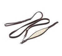 Dingo Dognome S10032 Collier en Cuir Souple pour lévrier Whippet XXL + Laisse