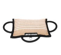 Dingo Gear Coussin de Morsure pour Entraînement, Obéissance, IGP, Sessions de Morsure pour Chiens des Forces Spéciales, Coin Renforcé avec 3 Poignées, Jute Naturel, Dureté - Souple (S00520)