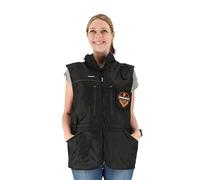 DINGO GEAR Gilet de Formation Toutes Saisons avec Capuche, Multiples Poches, Fait Main en Polyester et Mesh, Conçu pour l'Entraînement Canin et les Expositions, Couleur - Noir, Taille - M (S01507)