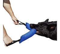 Dingo Gear K9 IGP & Fun Jouet à mâcher en nylcot avec 2 poignées Bleu 45 x 8 cm