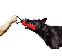 Dingo Gear IGP & Fun Jouet à Tirer en Nylon pour Dressage de Chien Rouge 20 x 7 cm