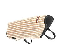 Dingo Gear Jack Manchon de Morsure Court, Protection Universelle d'Entraînement pour, IGP, Séances de Morsure, Sports Canins, 2 Poignées, 1 Prise, Dureté Moyenne, Jute Naturelle (S00533)