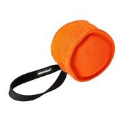 Dingo Gear Jouet de Traction Berta en Forme de Tambour pour Entraînement à la Morsure, IGP, Rapport, Obéissance, Sports Canins, Mordant en Matériau Français avec 1 Poignée, Orange (S00094)