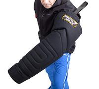 DINGO GEAR S01967 Manchon de Morsure pour Chien avec poignée pour Dressage de Morsure de Chien Fait à la Main en matériau français, Manchon Noir pour gaucher et droitier Noir