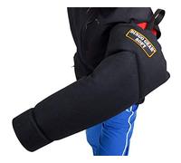 Dingo Gear Manchette de Morsure en Nylcot Midi Souple avec Poignée et Prise, Protection de Morsure pour IGP, Sports Canins, Dressage de Chiens Adultes, Noir, Niveau 3 - Avancé (S01965)