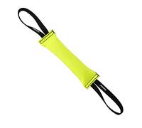 Dingo Gear S00305 Firehose Bite Tug Jouet Robuste à 2 poignées pour Dressage de Chien IGP Jouet de Sport à rapporter Le Travail Flottant à Tirer sur Une Proie Taille XXL Jaune