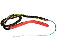 DINGO GEAR S02501 Embout de maillon de Prise de Vue avec Fouet et et bâton, Cordon et Embout en Cuir 50 cm