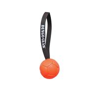 Dingo Gear S02684 Balle en Cuir écologique avec Boucle, diamètre de 8 cm, Flottante, pour Chien, Balle d'entraînement en Cuir, Orange