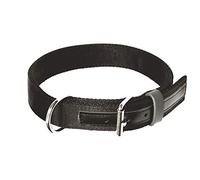 Dingo Gear S04035 Max Collier pour Chien en matériau extrêmement Solide et Durable avec raccords chromés, Tour de Cou 56 à 64 cm, Convient pour Chiens de Travail, Noir
