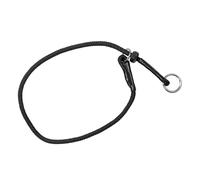 Dingo Gear S04060 Collier étrangleur pour Dressage de Chien Fait Main en Cordon avec limiteur Noir Taille M