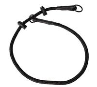 Dingo Gear S04078 Collier de dressage pour chien - Fait à la main en corde robuste en polypropylène tressé avec deux arrêts, taille M, noir