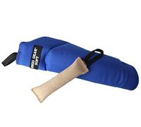 Dingo Gear Set: Manchette de Morsure en Nylcot midi Souple Plus Jouet en Jute, pour IGP Sports Canins Dressage de Chiens, Niveau 3 Avancé - Bleu (S10050)