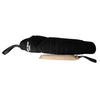 Dingo Gear Set: Manchette de Morsure en Nylcot Très Dur Plus Jouet en Jute, pour IGP Sports Canins Dressage de Chiens, Niveau 5 Maître - Noir (S10053)