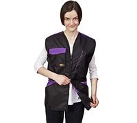 Dingo Gilet pour Les Entraîneurs de Sports, d'Agilité, Imperméable, Nombreuses Poches, Fermeture à Glissière à Deux Voies, Cordon de Serrage à la Taille, Violet Vif, XS 16399-2