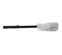 Dingo - Jouet Chien - Boudin Mordant pour Chien - Tug en Véritable Peau de Mouton - pour Dressage Chien - Laisse Élastique de 55cm - Noir