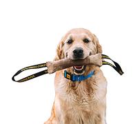 Dingo Jouet en Jute à Deux Poignées pour l'Éducation Canine, Le Récupérer, l'Apprentissage de la Morsure, Le Jeu de Proie, Tir à la Corde, Amusant, Mâcher pour Chien Fait à la Main 28 cm 10594