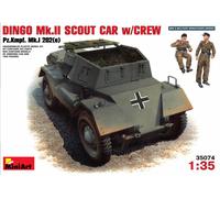 Dingo Mk II Pz.kpfw.mk I 202 (E) W / Crew Plastique Kit 1:3 5 Model Miniart