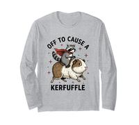 Dingo Raton Laveur chevauchant Un Cochon d'Inde Cause a Kerfuffle Humour Manche Longue