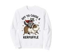 Dingo Raton Laveur chevauchant Un Cochon d'Inde Cause a Kerfuffle Humour Sweatshirt