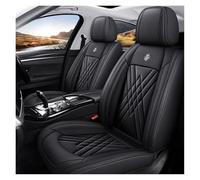 DINGQINGYUN Housse De Siège Voiture pour Ford Puma 2019-2026, Imperméables Cuir Respirant Protection Siege Cuir, 5 Seats Full Set Standard(Black)