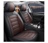 DINGQINGYUN Housse De Siège Voiture pour Ford Puma (2019-2026), Imperméables Cuir Respirant Protection Siege Cuir, 5 Seats Full Set Standard(Brown)