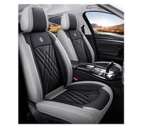 DINGQINGYUN Housse De Siège Voiture pour Mitsubishi Shogun DI-D 2000-2007, Imperméables Cuir Respirant Protection Siege Cuir, 5 Seats Full Set Standard(A(Greyish Black))