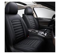 DINGQINGYUN Housse de siège Voiture pour Toyota Hilux 2023-2025, Imperméables Cuir Respirant Protection Siege Cuir, 2 Seats Full Set Standard(Black)