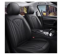 DINGQINGYUN Housses de Siège de Voiture pour Volkswagen Amarok 2010-2024, Ensemble Complet de Housses Siege Auto Cuir, Compatible avec Les Airbags Latéraux, 5 Seats(Black)