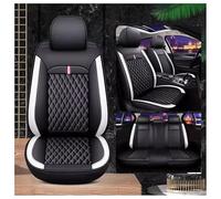 DINGQINGYUN Voiture Ensembles De Housses Siège pour Mercedes-Benz R172/SLK /2010-2015, Cuir Imperméable Et Respirant Quatre Saisons Protection Couvre Sieges Voiture(C(White))