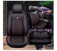 DINGQINGYUN Voiture Ensembles De Housses Siège pour Nissan Qashqai (J11) 2. Gen 2015-2020, Cuir Imperméable Et Respirant Quatre Saisons Protection Couvre Sieges Voiture(D(Black))