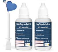 DINGSEN 2Pcs Fray Stop, Scellant Anti-Effilochage pour Tissus, Doux et Transparent, Adapté aux Travaux Manuels, aux Vêtements et aux Équipements de Plein Air