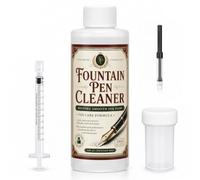 DINGSEN Kit de nettoyage pour stylo plume, nettoyant et dissolvant d'encre, formule sûre pour une écriture fluide, la calligraphie et une utilisation quotidienne, idéal pour les collectionneurs, les