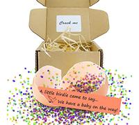 DINGSEN Oeuf annonce de grossesse - Révélation de grossesse - Idées d'annonce drôles de bébé - Œufs surprise parfaits pour les futurs papas ou les amis