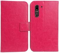 Dingshengk Rose PU Cuir Housse Coque Etui Couverture Protecteur Cas Portefeuille Flip Case Cover Book Wallet TPU Silicone pour Doro 8050 5.7"