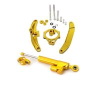 DINGYIG pour FZ1 pour FAZER 2006-2015 Support D'amortisseur De Direction De Moto Ensemble Stabilisateur Amortisseurs Linéaires Support Montage Damper Stabilisateur(B Color-G)