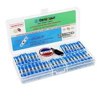 DINGYUAN 65PCS Kit de Connecteurs de Fil Thermorétractables avec Pâte à Souder, Soudure Étanche à Basse Fusion & Sans Plomb, Raccords Électriques Isolés Cosses pour Marine, Automobile, Remorque