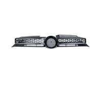 DINGZEN Grille Calandre Avant Calandre Centrale De Pare-Chocs Voiture pour Golf 6 pour MK6 2009-2013 Grilles Supérieure en Maille Nid d'abeille