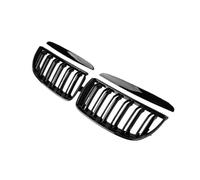 DINGZEN Grille Calandre Avant Grille de Pare-Chocs Noir Brillant Gauche et Droite pour série 3 E90 320i 325i 325xi 330i 323i 328i 328xi 335i 335xi 2005-2008