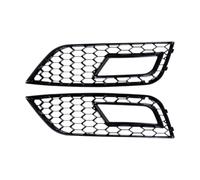DINGZEN Grille Calandre Avant La Calandre De Phare Antibrouillard Pare-Chocs Couvre Le Style RS4 Maille Nid D'abeilles pour A4 B8.5 Facelift 2013-2016