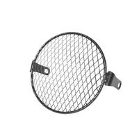 DINGZEN Grille Protection Phare 6.5 Inch Universal Motorcycle Headlight Fog Lamp Protector Guard Grille Cover For Chopper