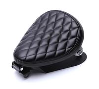 DINGZEN Siège Moto Selle de Moto rétro avec Support à Ressort de 3 Pouces pour Chopper pour Sportster pour Bobber Coussin Selle Moto