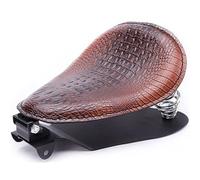 DINGZEN Siège Moto Selle de Moto rétro avec Support à Ressort de 3 Pouces pour Chopper pour Sportster pour Bobber Coussin Selle Moto