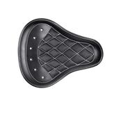 DINGZEN Siège Moto Selle de Moto rétro + Support à Ressort de 3 Pouces pour Chopper pour Sportster pour Bobber Coussin Selle Moto