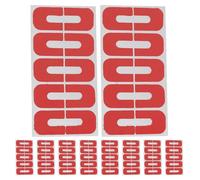 DINHEAROM 10 feuilles d'autocollants de protection pour vernis à ongles, bande protectrice anti-débordement, protège-cuticules pour les réunions, les fêtes et les applications en salon