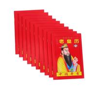 DINHEAROM 10 Pièces Vingt-quatre calendrier solaire calendrier chinois chinois suspensé Papier
