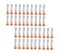 DINHEAROM 100 pièces Tubes à Centrifuger Transparents avec Bouchons à Vis Lot pour Analyses Biologiques et Expérimentations Laboratoire Couleur Aléatoire Couleur Aléatoire