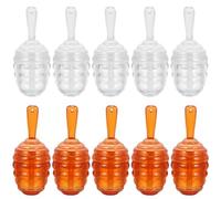 DINHEAROM 10pcs Tubes de Rouge à Lèvres Vides en Abs Marron 5ml, Légers et Étanches, Contenants Cosmétiques DIY pour Gloss et Soin des Lèvres, Usage Pratique et Novateur