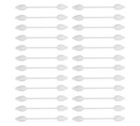 DINHEAROM 112 Pièces Cotons-tiges pour Bébé en Coton Blanc à Double Embout Tête de Gourde, Design Ergonomique, Nettoyage Polyvalent pour Bouche et Nez, pour Hygiène Personnelle