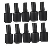 DINHEAROM 12 pièces Flacons Vides Verre avec Brosse pour Vernis à Ongles Rechargeables Bouteilles de Rangement Étanches pour Vernis Semi-permanent Portable et Pratique