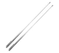 DINHEAROM 2 Pièces Baguettes de Détection Eau Acier Inoxydable de Bâtons Réglables pour Divination Chasse Aux Esprits et Objets Enterrés Outil Sensible Aux Champs Magnétiques et